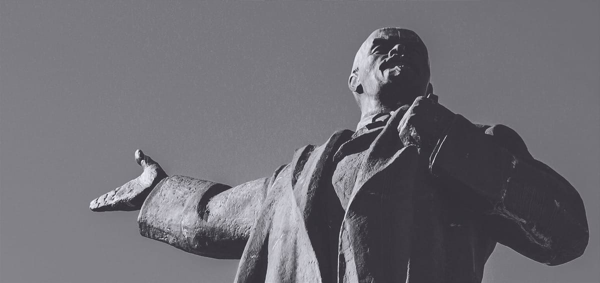 Estatua de Vladimir Lenin en Nizhny Novgorod.